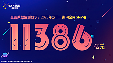 星图数据发布2023年双十一全网销售战报：双十一大促期间交易总额达11386亿元