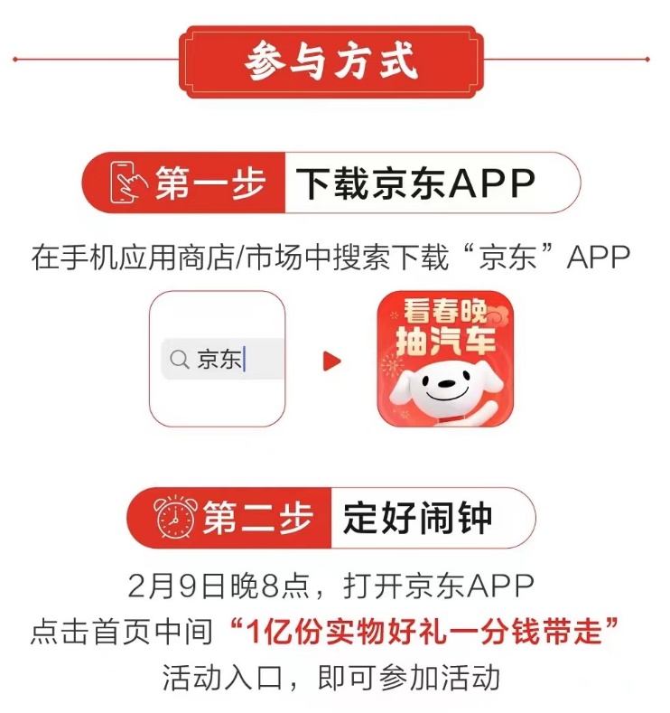 春晚大奖最全路透！京东豪掷100辆汽车、豪宅、空调、珠宝等1亿份好礼